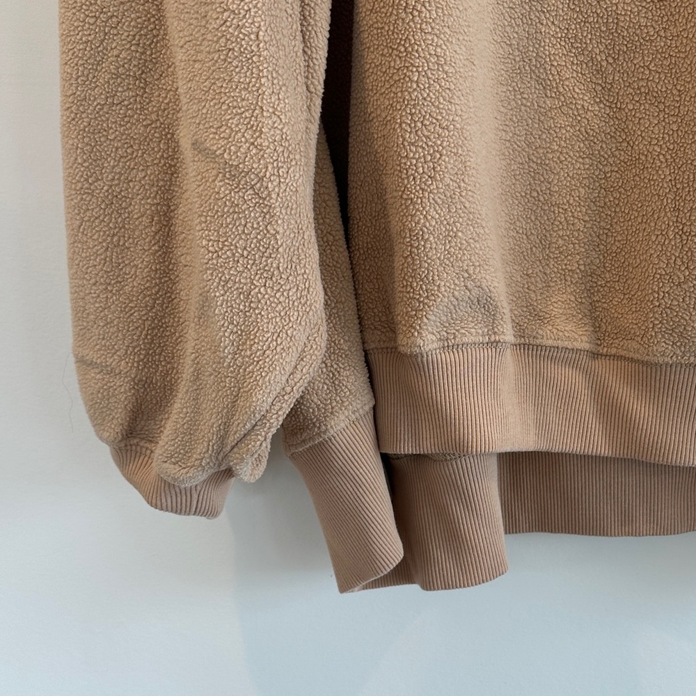 American Eagle Oversized Tan Women's Sweatshirt - Picture 2 of 9